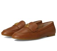 Lauren Ralph Lauren Women's Averi Iii Burnished Leather Loafer, Deep Saddle Tan, 9.5