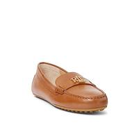 Lauren Ralph Lauren Women's Barnsbury Nappa Leather Driver Loafers, Saddle Deep Tan, 8.5 UK