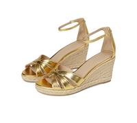 Lauren Ralph Lauren Womens Nellie Wedge Espadrille, Modern Gold, 6