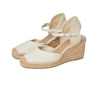 Lauren Ralph Lauren Women's Robby Canvas & Jute Espadrille, Soft White/Soft White/Natural, 6 UK