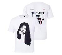 Lauren Spencer Smith Merch The Art of Being A Mess Class Graphic Tour Summer Tee T-Shirt Unisex Short Sleeve Jumpers (White,S)