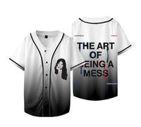 Lauren Spencer Smith Photo Baseball T-Shirts The Art of Being A Mess Merch Women Men Short Sleeve Tee (Style 3,L)