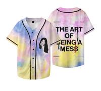 Lauren Spencer Smith Photo Baseball T-Shirts The Art of Being A Mess Merch Women Men Short Sleeve Tee (Style 9,L)