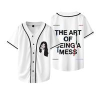 Lauren Spencer Smith Photo Baseball T-Shirts The Art of Being A Mess Merch Women Men Short Sleeve Tee (Style 2,M)