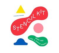 Laurence King Stencil Kit: Blue Smile, Red Apple, Yellow Snake...