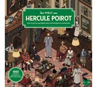 Laurence King The World of Hercule Poirot. A 1000 Piece Jigsaw Puzzle, White or Light