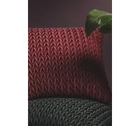 Laurence Llewelyn-Bowen 'amory' Luxe Velvet Filled Cushion In Red Red