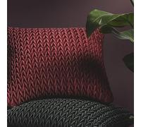 Laurence Llewelyn-Bowen - Amory - Velvet Cushion Cover - 43 x 43cm in Claret