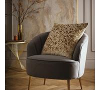 Laurence Llewelyn-Bowen Atlas Jacquard Filled Cushion 55 x 55cm - Gold Decorative Scatter Pillow with Luxurious Textured Woven Design, Elegant Statement Accent for Sofa, Bed or Living Room