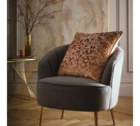 Laurence Llewelyn-Bowen Atlas Jacquard Filled Cushion 55 x 55cm - Spice Decorative Scatter Pillow with Luxurious Textured Woven Design, Bold Statement Accent for Sofa, Bed or Living Room