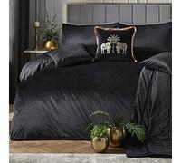 LLB Montrose Duvet Cover Black Super King