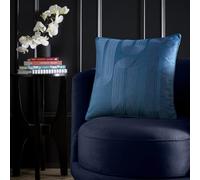 Laurence Llewelyn-Bowen Diva Embroidery Velvet Filled Cushion 43 x 43cm - Teal Decorative Scatter Pillow with Luxurious Soft Velvet Cover and Intricate Embroidered Detailing, Stylish Accent Cushion