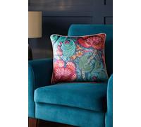 Laurence Llewelyn-Bowen Cushion Down the Dilly Soft Touch Velvet Filled Blue 43 x 43 cm