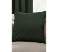 'Montrose' Luxury Filled Plain Velvet Cushion Laurence Llewelyn-Bowen Bottle Green 43cm x 43cm