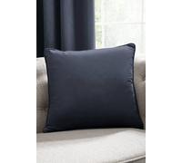 Laurence Llewelyn-Bowen 'montrose' Luxury Filled Plain Velvet Cushion In Navy Navy