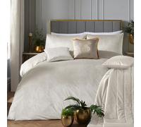 Laurence Llewelyn-Bowen Montrose Luxury Ivory Velvet Duvet Cover Set