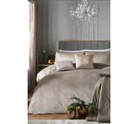 'Montrose' Luxury Velvet Duvet Cover Set Laurence Llewelyn-Bowen Natural Double