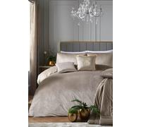 'Montrose' Luxury Velvet Duvet Cover Set Laurence Llewelyn-Bowen Natural Super King