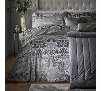 Firenza Duvet Cover and Pillowcase Set Slate Grey Grey