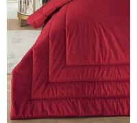 Laurence Llewelyn-Bowen Chic Velvet Throw in Red, Polyester | Charlies