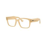 Ray-Ban Eyeglasses Unisex Laurene Optics Bio-based - Transparent Beige Frame Clear Lenses Polarized 51-18
