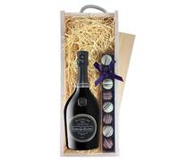 Laurent Perrier Brut Vintage Champagne & Champagne Truffles, Wooden Box