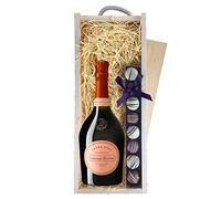 Laurent Perrier Cuvee Rose Chamapgne & Champagne Truffles, Wooden Box 75cl | 12% abv