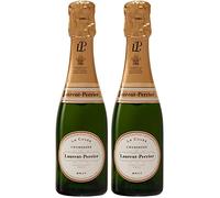Laurent Perrier La Cuvee Brut Champagne Piccolo 20cl x 2 Bottles