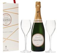 Laurent-Perrier La Cuvee Brut Champagne Two Glass Gift Set 75cl