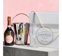 Laurent-Perrier Rosé Champagne Gift Set - Pink Champagne with Flutes & Ice Bucket - 750ml (12% ABV) - Premium Gift for Women, Men, Weddings, Anniversaries and Birthdays
