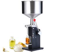 Laurentandy Manual Paste Liquid Filling Machine 5-50ml Bottle Filler Adjustable Bottle Filling Machine Filler A03