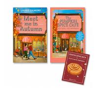 Laurie Gilmore - Dream Harbor Buchset: Meet me in Autumn & The Pumpkin Spice Café - Liebesroman Schmuckausgabe & Kochbuch Backbuch inkl. 60 Rezepte - Spiced Romance Bundle mit exklusiver Rezeptkarte