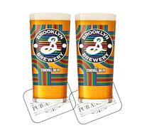 Laurie's Pub and Bar Accessories | Brooklyn Stonewall Inn IPA Pint Glass, Set of 2