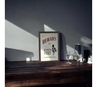Laurie's Pub and Bar Accessories Dewars Whisky Small Mirror