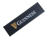 Laurie's Pub and Bar Accessories | Guinness Black Rubber Bar Runner / Drip Mat 60x17cm