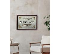 Laurie's Pub and Bar Accessories | Guinness Irish Stout St James's Gate Large Mirror