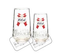 Laurie's Pub and Bar Accessories | Kronenbourg 1664 Pint and Half Pint Glasses