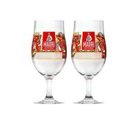 Laurie's Pub and Bar Accessories Madri Excepcional Lager Pint Glass, Limited Edition, Set of 2