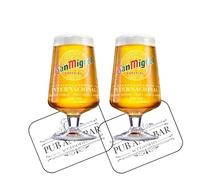 Laurie's Pub and Bar Accessories | San Miguel Half Pint Glass Set of 2