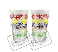 Laurie's Pub and Bar Accessories | Strongbow Coloured Pint Glass x2