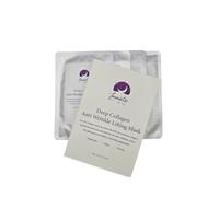 Lauristic Bio Collagen Real Deep Face Mask, Facial Mask for Skincare, Hydrating Overnight Hydrogel Mask, Deep Repairing, Anti Ageing, Glow that lasts, 34g (4 Pack)