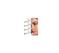 LAURITAMI 20G Titanium Nose Stud Silver, 1.5mm 2mm 2.5mm 3mm Diamond Nose Studs L Shaped Titanium Nose Piercing Jewellery for Women Men,4 Pieces