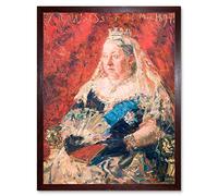 Laurits Tuxen Portrait Of Queen Victoria Art Print Framed Poster Wall Decor 12x16 inch
