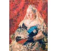 Laurits Tuxen Portrait Of Queen Victoria Large Art Print Poster Wall Decor Premium Mural