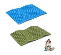 Laurraine 2Pcs Folding Sit Mat, Insulated Ultralight XPE Foam Cushion, Compact Portable Seat Pad for Hiking, Camping, Picnics, Fishing, Parks, Playgrounds and Hillwalking