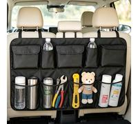 LAurth Car Backseat Trunk Organizer, Auto Hanging Back Seat Storage, Car Cargo Trunk Storage Organizer Bag for Truck, SUV, Van with Adjustable Straps
