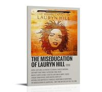 Lauryn Hill The Miseducation of Lauryn Hill Canvas Wall Art Home Posters Are Suitable for Bedroom Dining Room And Living Room Beautiful Artwork Is A Great Gift for FriendsFrame-style20x30inch(50x75cm)