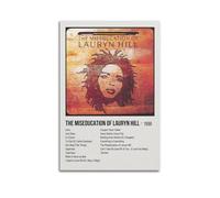 Lauryn Hill The Miseducation of Lauryn Hill Music Album Cover Music Posters for Room Aesthetic Canvas Wall Art Bedroom Print Picture Paintings for Living Room Bedroom Decoration Frame 12x18inch(30x45c