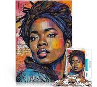 Lauryn Hill Watercolor PortratiJigsaw Puzzles for teenagers 1000 Pieces Hands-on Game Unique Home Decor and Gifts 38x26cm