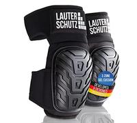 LauterSchutz® COMFORT Knee pads with 2-zone gel cushion technology and foam pad inlay - for professional craftsmen - with extended strap on the thigh for perfect support and comfort (COMFORT)